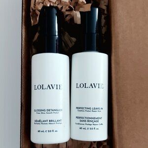 Jennifer Aniston Lovalie glossing detangler and leave-in in conditioner